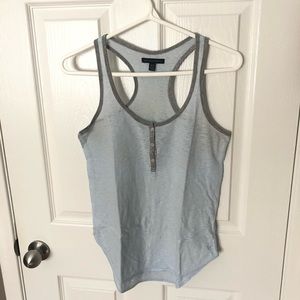2/$15🌟 American Eagle Blue & Silver Racerback Tank Top